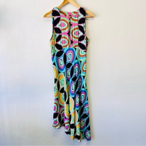 Anthropologie Multicolor Geometric Dress - Picture 3 of 16